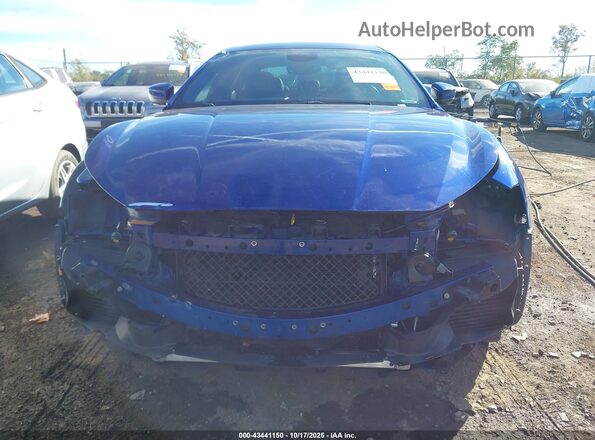 ZAM57XSA6J1293216 2018 MASERATI GHIBLI Blue Вид спереду