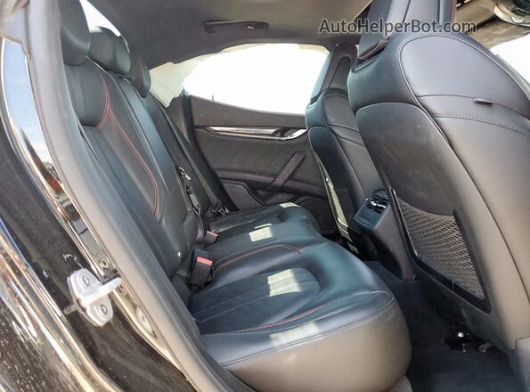 ZAM57XSSXK1320847 2019 MASERATI GHIBLI Black Հետևի նստատեղերի տեսք