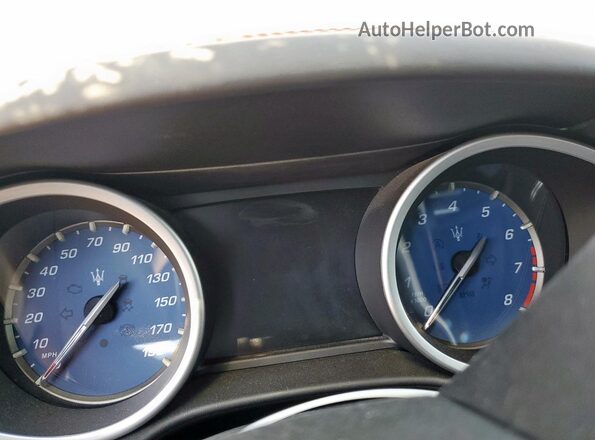 ZAM57XSSXK1320847 2019 MASERATI GHIBLI Black Սարքավորումների վահանակի տեսք