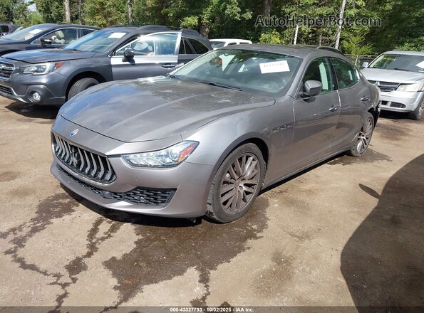 ZAM57YSA1M1357656 2021 MASERATI GHIBLI Gray წინა მარცხენა ხედი სამი მეოთხედიდან