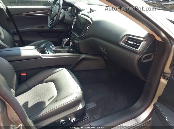 ZAM57YSA1M1357656 2021 MASERATI GHIBLI Gray წინა სალონის ხედი