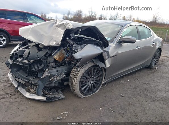 ZAM57YTA8J1281315 2018 MASERATI GHIBLI Gray 
