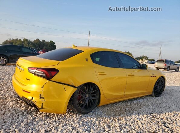 ZAM57ZST1N1382887 2022 MASERATI GHIBLI Yellow Հետևի աջ