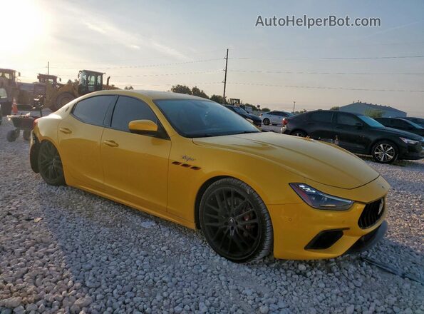 ZAM57ZST1N1382887 2022 MASERATI GHIBLI Yellow Առջևի աջ