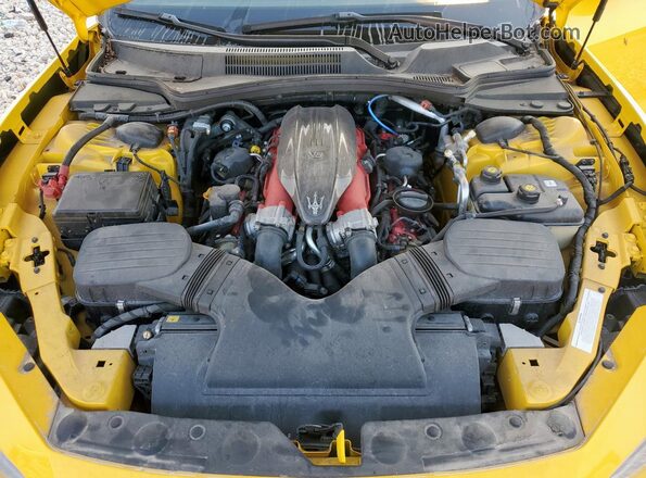 ZAM57ZST1N1382887 2022 MASERATI GHIBLI Yellow Սալոնի հետևի տեսք