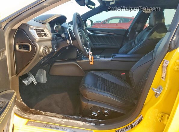 ZAM57ZST1N1382887 2022 MASERATI GHIBLI Yellow Սալոնի դիմացի տեսք