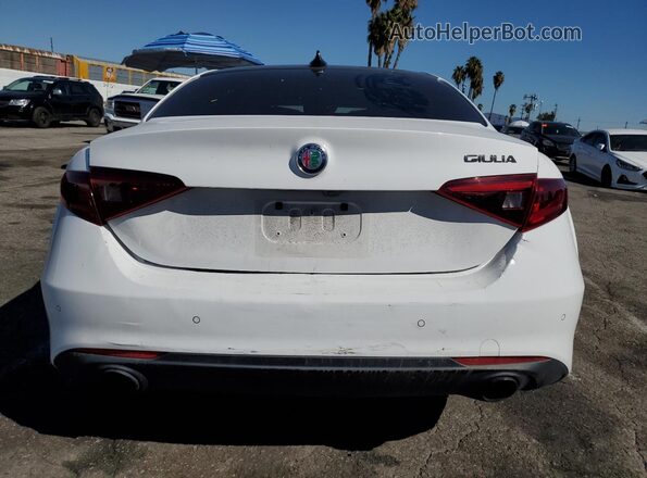 ZARFAMAN0L7632099 2020 ALFA ROMEO GIULIA White Հետևի տեսք