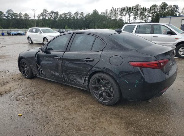 ZARFAMAN3M7641901 2021 ALFA ROMEO GIULIA Black Tył lewy