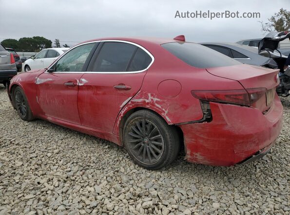 ZARFAMAN9M7648254 2021 ALFA ROMEO GIULIA Red Trasero izquierdo