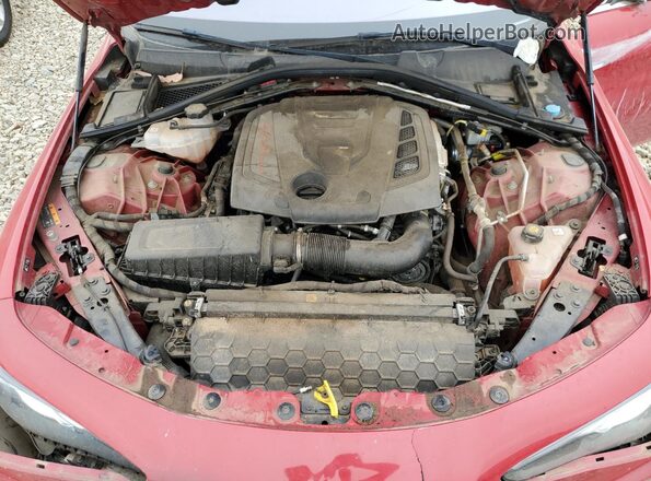 ZARFAMAN9M7648254 2021 ALFA ROMEO GIULIA Red Vista interior trasera