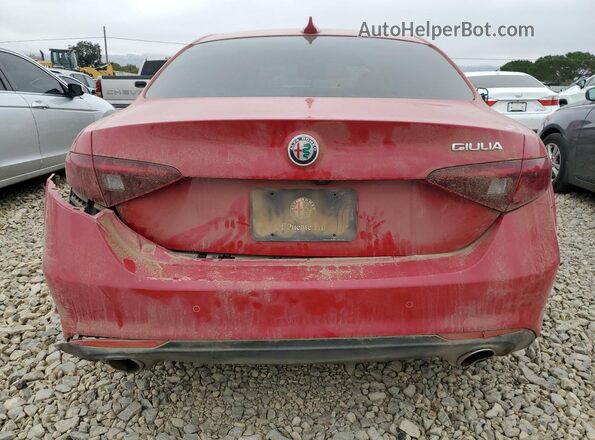 ZARFAMAN9M7648254 2021 ALFA ROMEO GIULIA Red Vista trasera
