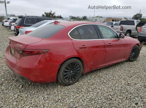 ZARFAMAN9M7648254 2021 ALFA ROMEO GIULIA Red Trasero derecho