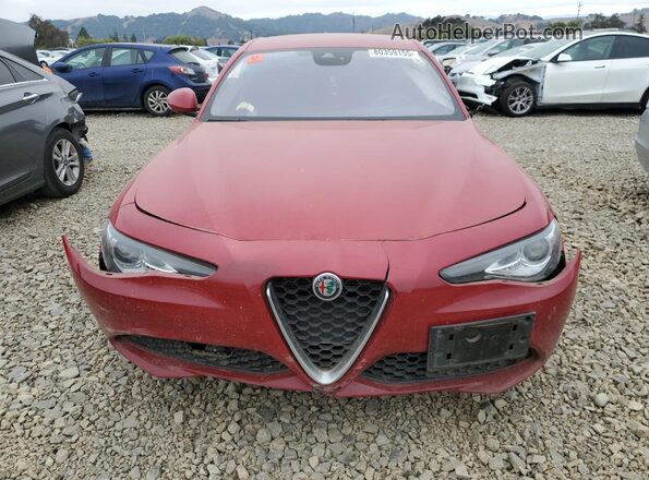 ZARFAMAN9M7648254 2021 ALFA ROMEO GIULIA Red Vista frontal