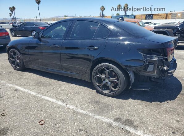 ZARFAMBN4M7640464 2021 ALFA ROMEO GIULIA Black Задня ліва чверть