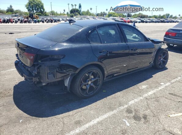 ZARFAMBN4M7640464 2021 ALFA ROMEO GIULIA Black Задня права чверть