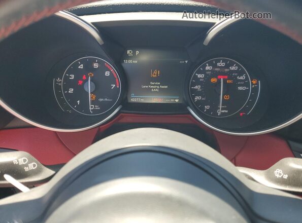 ZARFAMBN4M7640464 2021 ALFA ROMEO GIULIA Black Вид щитка приладів