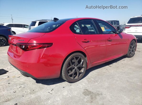 ZARFAMBN4M7646233 2021 ALFA ROMEO GIULIA Red Rear right