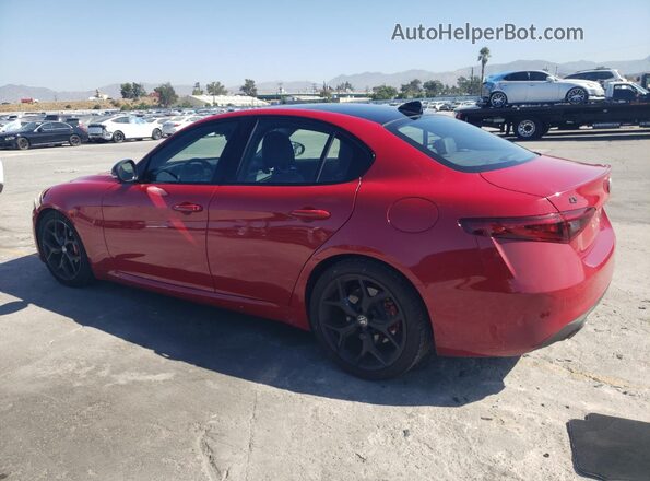 ZARFAMBN4M7646233 2021 ALFA ROMEO GIULIA Red Rear left
