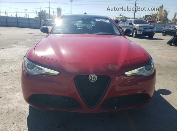ZARFAMBN4M7646233 2021 ALFA ROMEO GIULIA Red Front view