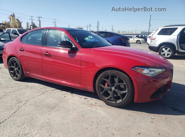 ZARFAMBN4M7646233 2021 ALFA ROMEO GIULIA Red Front right