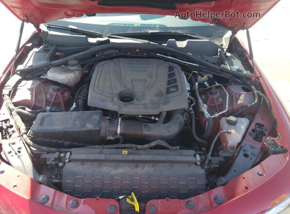 ZARFAMBN4M7646233 2021 ALFA ROMEO GIULIA Red Rear interior view