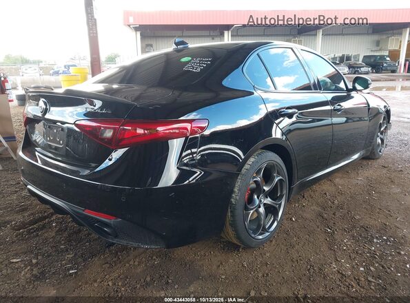 ZARFAMBN8L7626498 2020 ALFA ROMEO GIULIA Black Հետևի աջ
