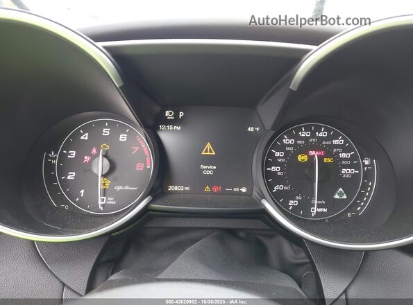 ZARFAMEV8P7674469 2023 ALFA ROMEO GIULIA Blue Հետևի նստատեղերի տեսք