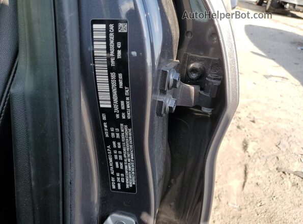 ZARFANBN4N7655165 2022 ALFA ROMEO GIULIA Серый Вид подкапотного пространства