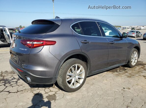 ZASFAKBN1J7B67642 2018 ALFA ROMEO STELVIO Gray 