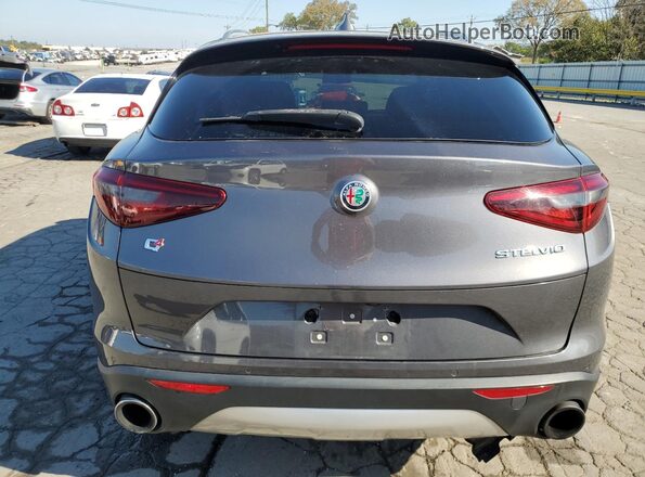 ZASFAKBN1J7B67642 2018 ALFA ROMEO STELVIO Gray 