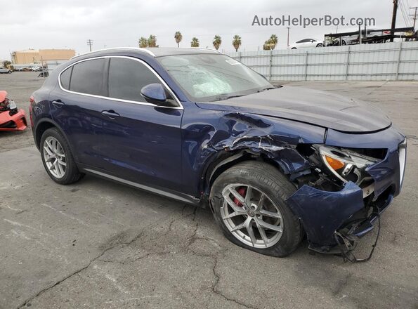ZASFAKBN7J7B83604 2018 ALFA ROMEO STELVIO Blue 