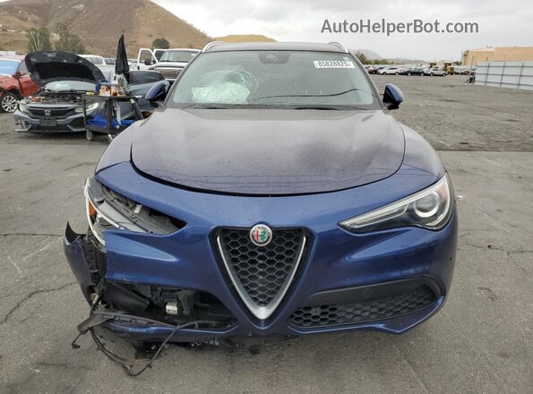 ZASFAKBN7J7B83604 2018 ALFA ROMEO STELVIO Blue 