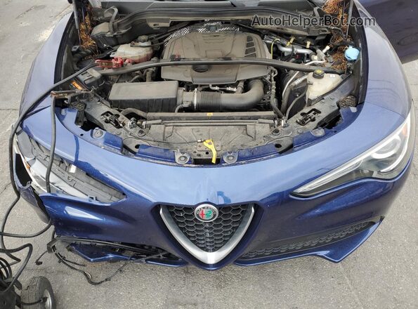 ZASFAKBN7J7B83604 2018 ALFA ROMEO STELVIO Blue 