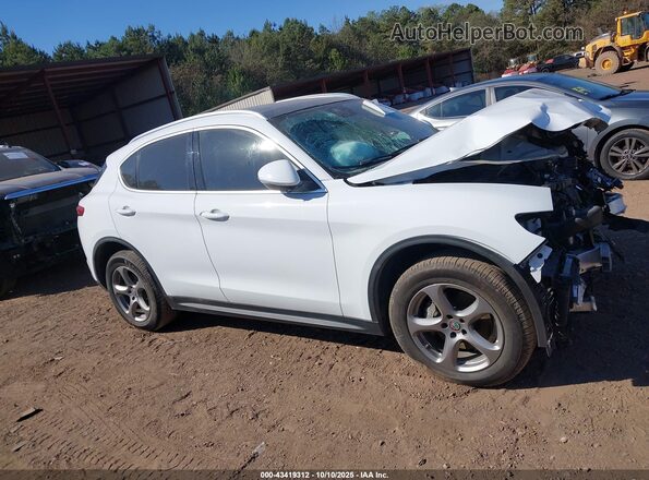 ZASPAJAN0M7D00380 2021 ALFA ROMEO STELVIO White უკანა სალონის ხედი