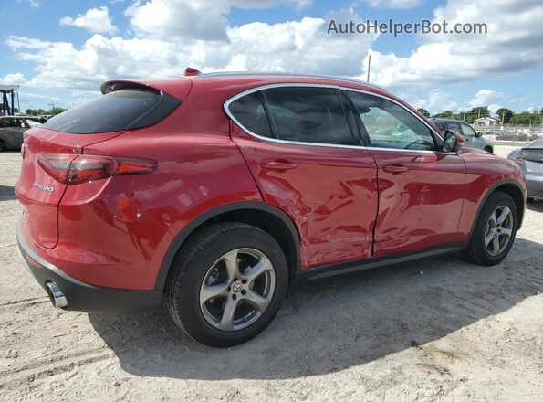 ZASPAJAN4M7C99993 2021 ALFA ROMEO STELVIO Red Задня права чверть