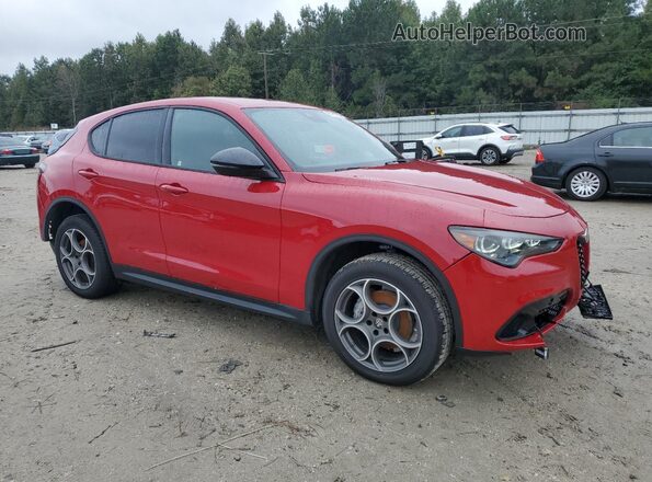 ZASPAKAN4R7D77265 2024 ALFA ROMEO STELVIO Red Առջևի աջ