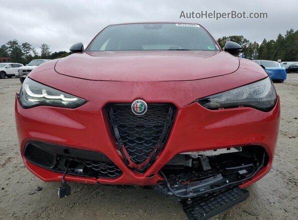 ZASPAKAN4R7D77265 2024 ALFA ROMEO STELVIO Red Դիմացի տեսք