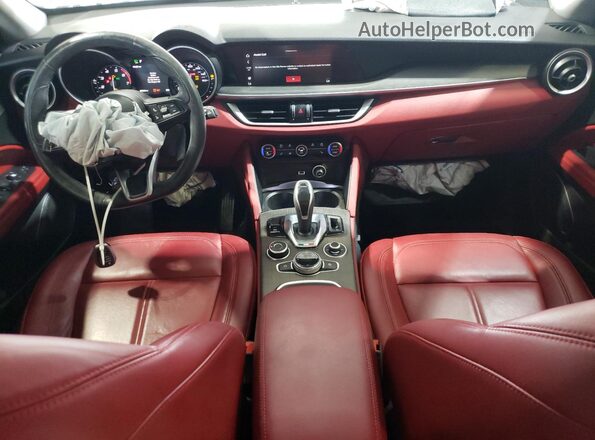 ZASPAKBN1L7C89604 2020 ALFA ROMEO STELVIO White Widok deski rozdzielczej
