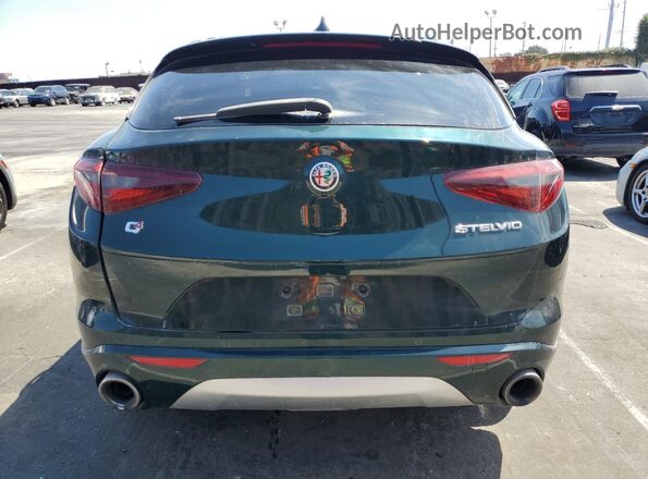 ZASPAKBN1M7D03986 2021 ALFA ROMEO STELVIO Green Rear view