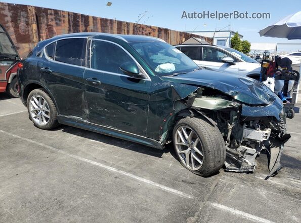 ZASPAKBN1M7D03986 2021 ALFA ROMEO STELVIO Green Front right