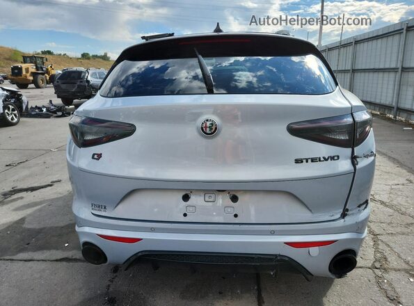 ZASPAKBN2M7D13670 2021 ALFA ROMEO STELVIO Silver Rear view