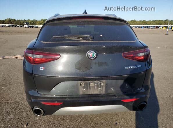 ZASPAKBN4M7D10527 2021 ALFA ROMEO STELVIO Black Вид ззаду