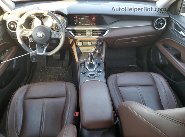 ZASPAKBN4M7D10527 2021 ALFA ROMEO STELVIO Black Вид панелі приладів