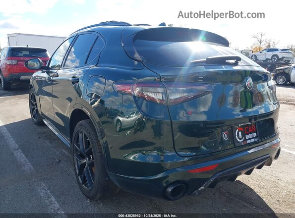 ZASPAKBN4M7D15730 2021 ALFA ROMEO STELVIO Зеленый Задняя левая четверть