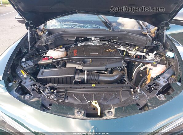ZASPAKBN4M7D15730 2021 ALFA ROMEO STELVIO Зеленый Вид сзади