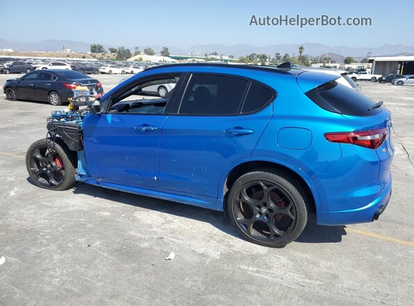 ZASPAKBN4N7D37275 2022 ALFA ROMEO STELVIO Blue უკანა მარცხენა