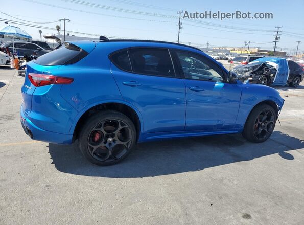 ZASPAKBN4N7D37275 2022 ALFA ROMEO STELVIO Blue უკანა მარჯვენა