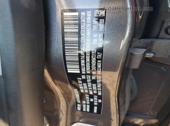 ZASPAKBN5M7D17826 2021 ALFA ROMEO STELVIO Gray VIN sticker view