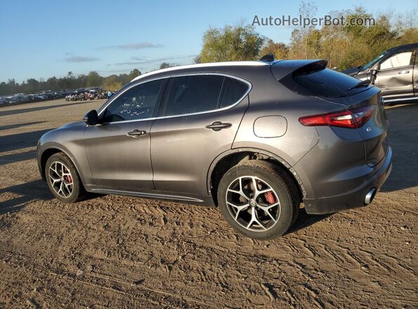 ZASPAKBN5M7D17826 2021 ALFA ROMEO STELVIO Gray Rear left