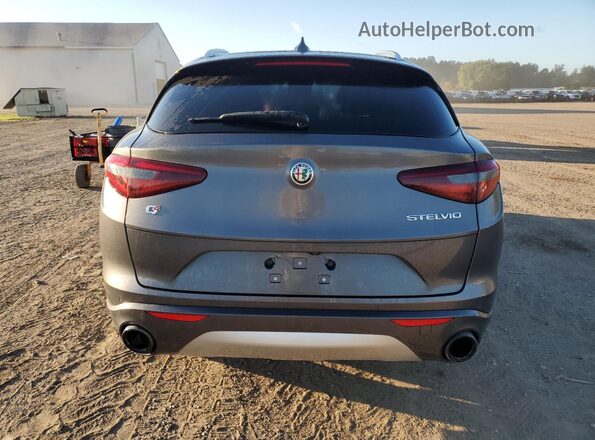 ZASPAKBN5M7D17826 2021 ALFA ROMEO STELVIO Gray Rear view